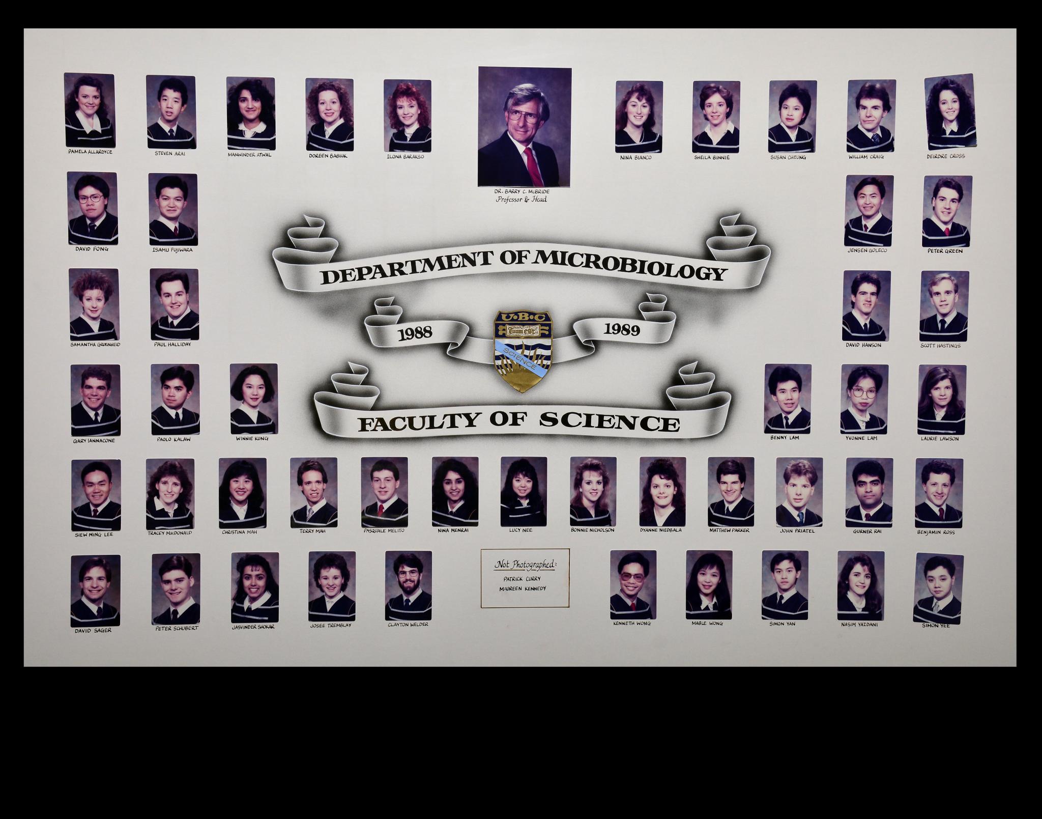 Graduating Class of 1988-1989